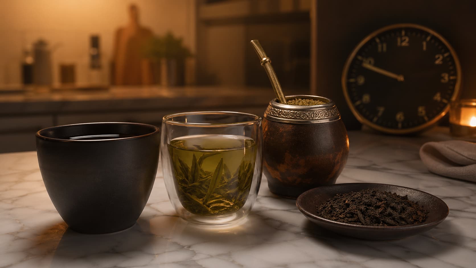 Крепкий черный чай зеленый чай мате и пуэр не подходят для питья на ночь