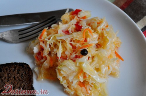 Маринованная капуста быстрого приготовления Маринованная капуста быстрого приготовления