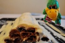 Торт "Дрова под снегом"