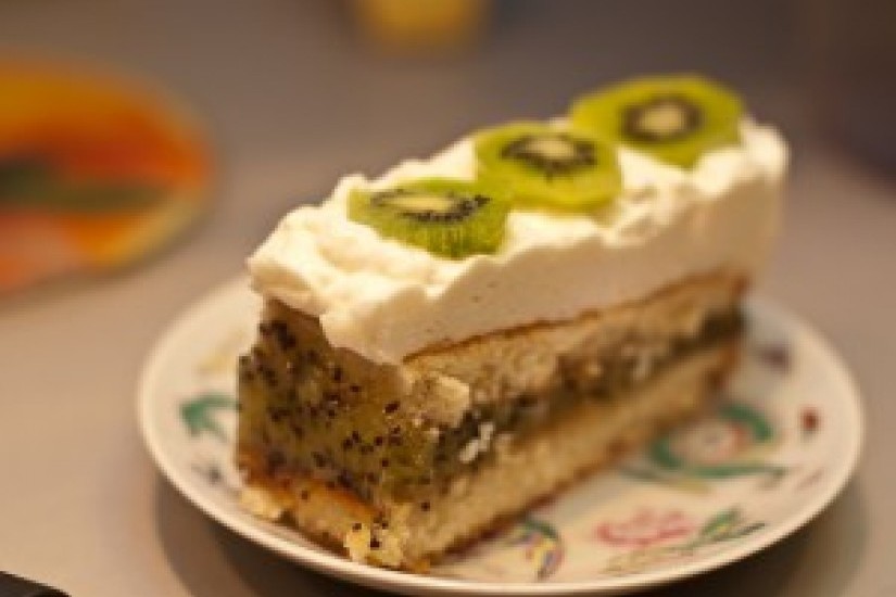 Пирожные с киви