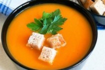 Острый суп-пюре из тыквы
