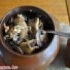Гречка с мясом и грибами в горшочке