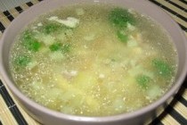 Куриный суп с домашней лапшой