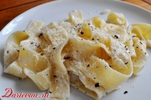 Паста в лимонно-сливочном соусе