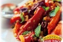 Жареный болгарский перец с маслинами и специями