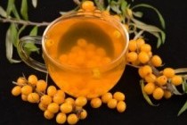 Чай с облепихой и грушей