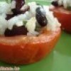 Помидоры постные, запеченные в духовке, с рисом и фасолью Помидоры постные, запеченные в духовке, с рисом и фасолью