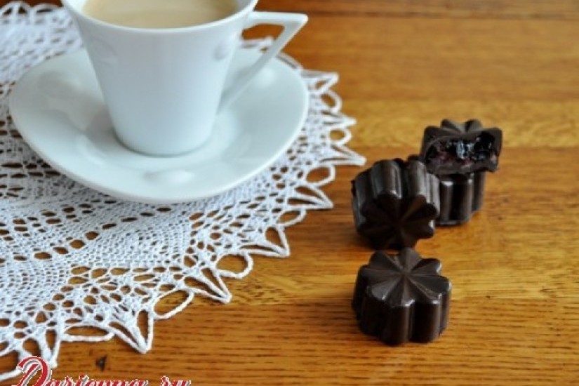 Конфеты шоколадные, самодельные, постные