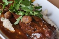 Стейк с кровью