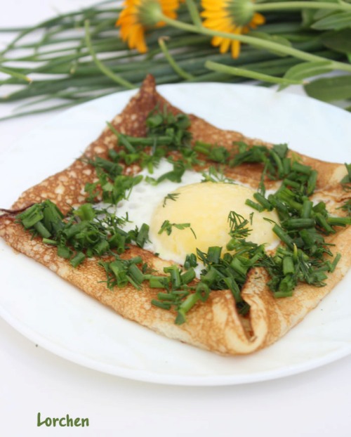 яичница в блине яичница в блине