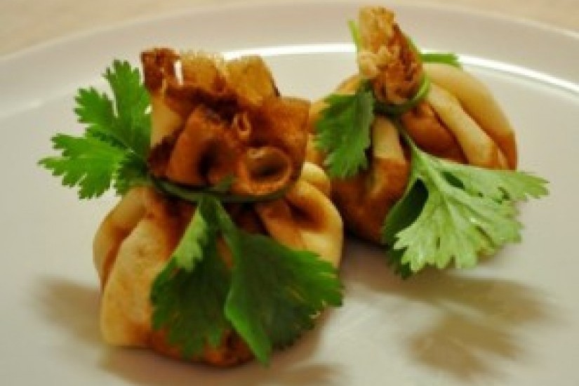 Волшебные мешочки из блинов