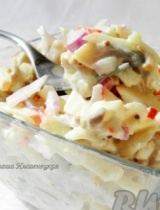 салат с яблоком и селедкой