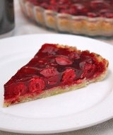 вишневый пирог с творожным тестом