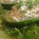 Фаршированные огурцы Фаршированные огурцы