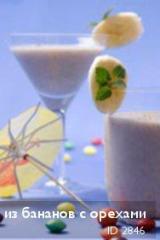 бананово-ореховый коктейль