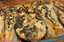 Лосось под мятным соусом