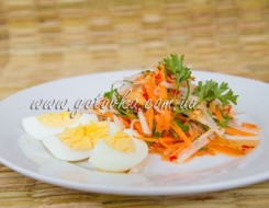 острый салат с дайконом