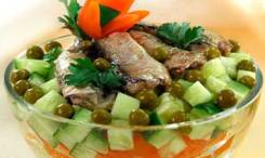 салат со шпротами