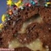 Шоколадный рулет с миндальным кремом
