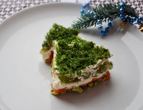 как приготовить салат в виде елки