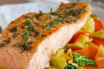 Лосось, запеченный в духовке