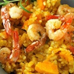 ризотто с тыквой и креетками ризотто с тыквой и креетками