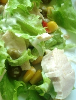 с кукурузой и зеленым горошком с кукурузой и зеленым горошком