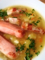 гороховый суп с сосисками