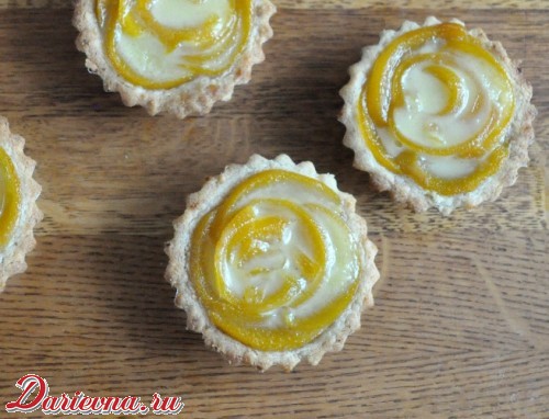 корзинки с кремом