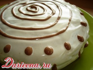 рецепт и фотографии пошагового процесса приготовления кофейного торта с кремом на основе сливочного сыра