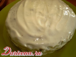 рецепт и фотографии пошагового процесса приготовления кофейного торста с кремом на основе сливочного сыра