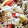 Пестрый салат с куриным филе и пекинской капустой Пестрый салат с куриным филе и пекинской капустой