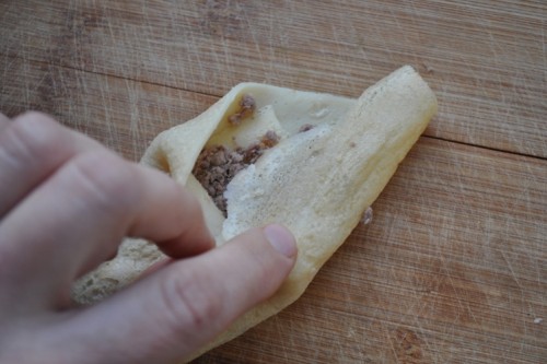 блинчики с мясом