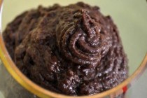 Постный шоколадный мусс из авокадо