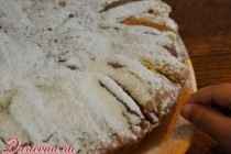 Постный яблочный пирог