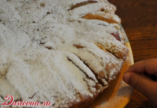 постный пирог с яблоками постный пирог с яблоками