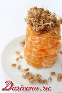 салат с мандаринами салат с мандаринами