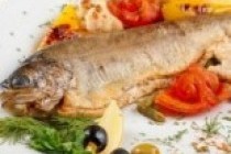 Рыба, запеченная целиком