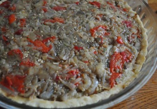 пирог с баклажанами