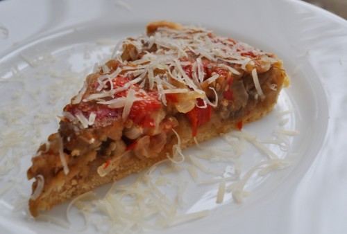 пирог с баклажанами