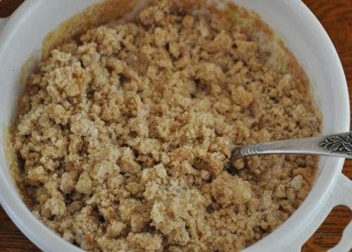 как приготовить галету с персиками