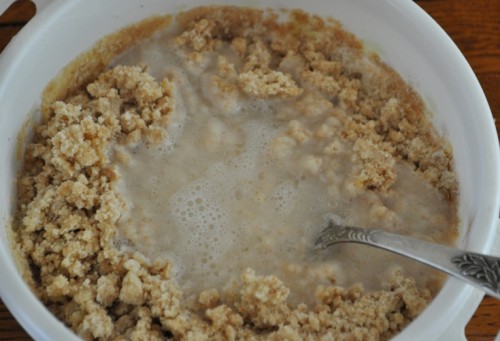 как приготовить галету с персиками