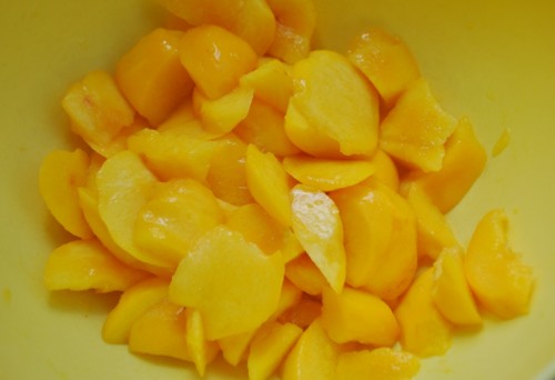 как приготовить галету с персиками