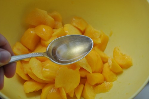 как приготовить галету с персиками