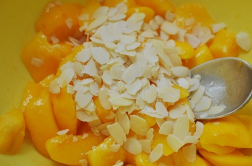 как приготовить галету с персиками