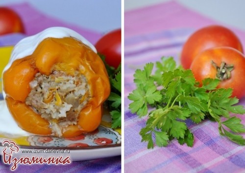 фаршированный перец рецепт