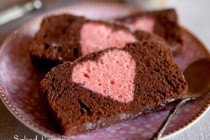 Как сделать сердечко и спрятать его в кексе