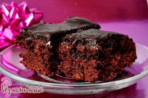 постный пирог шоколадный