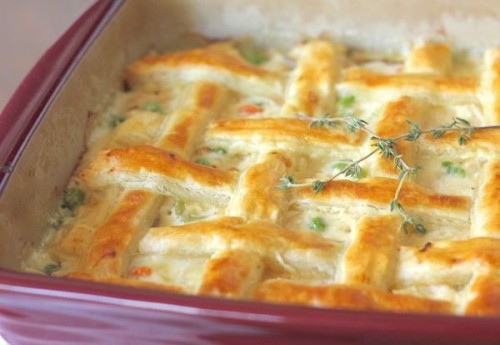 пирог с курицей