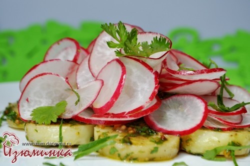 салат с редиской